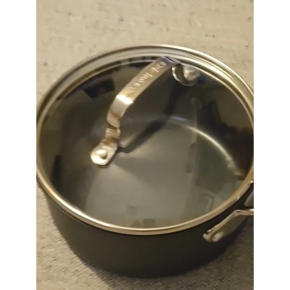 Cuisinart 619-16 Chef's Classic 1.5 Qt Saucepan w/ Lid Non-Stick Hard Anodized